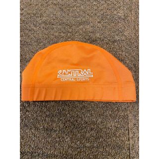 セントラル　帽子　オレンジ　Mサイズ(マリン/スイミング)