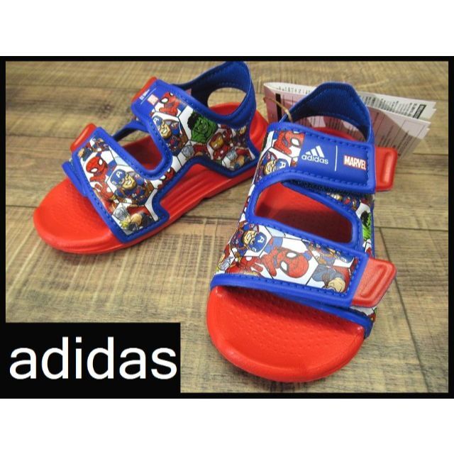 adidas(アディダス)のG② 新品 アディダス GY5533 マーベル コラボ サンダル 13.0 ② キッズ/ベビー/マタニティのベビー靴/シューズ(~14cm)(サンダル)の商品写真