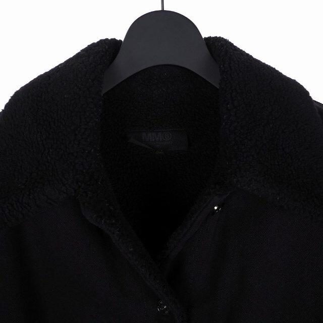 MM6(エムエムシックス)のエムエムシックス MM6 メゾンマルジェラ デニム ボアジャケット 36 黒 レディースのジャケット/アウター(ブルゾン)の商品写真