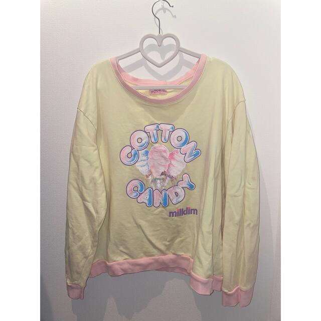 milklim cotton candy スウェット