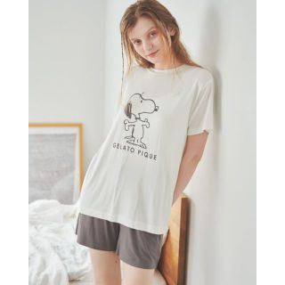 ジェラートピケ(gelato pique)のSALE新品未使用ジェラートピケスヌーピーTシャツ(Tシャツ(半袖/袖なし))