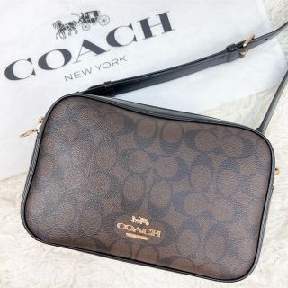 コーチ(COACH)のコーチ ショルダーバッグ ジェス クロスボディ シグネチャー  レザー ブラウン(ショルダーバッグ)