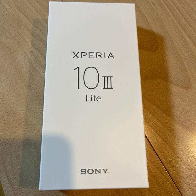 Xperia 10 III Lite ホワイト 64GB SIMフリースマートフォン/携帯電話