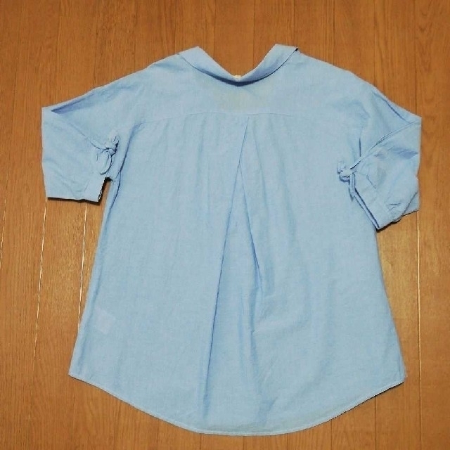 HusHush(ハッシュアッシュ)のシャツ　五分丈 レディースのトップス(シャツ/ブラウス(半袖/袖なし))の商品写真