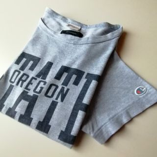 チャンピオン(Champion)のチャンピオン×RAGEBLUE★復刻ランタグ★染込プリントTシャツ★USED(Tシャツ/カットソー(半袖/袖なし))