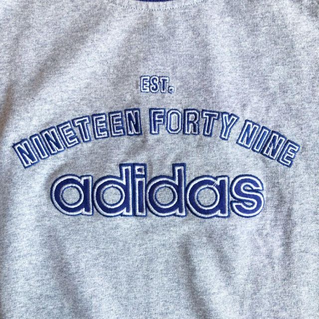 ビンテージ adidas アディダス 肉厚ボディ リンガーTシャツ Mサイズ 1