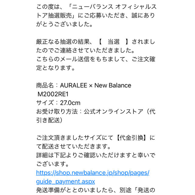 AURALEE - AURALEE × New Balance M2002RE1 27cmの通販 by watabexx's