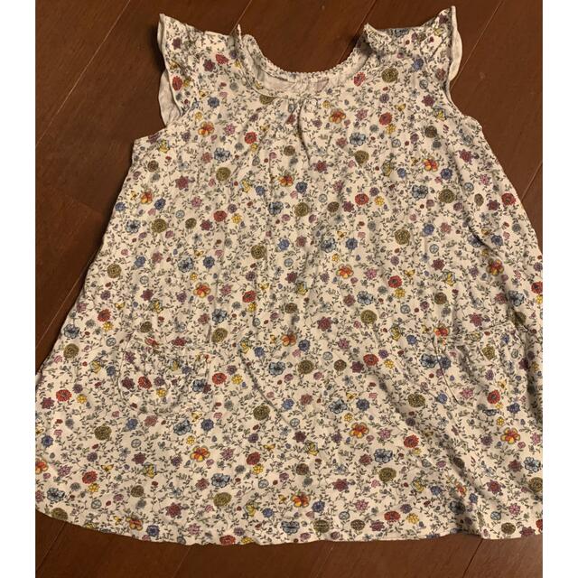 H&M(エイチアンドエム)のベビー キッズ 90 女の子夏服　5点セット キッズ/ベビー/マタニティのキッズ服女の子用(90cm~)(Tシャツ/カットソー)の商品写真