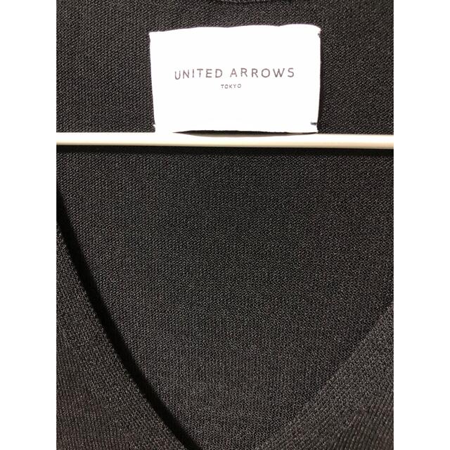 UNITED ARROWS(ユナイテッドアローズ)のS&A様専用　ノースリーブカットソー   ブラック レディースのトップス(カットソー(半袖/袖なし))の商品写真