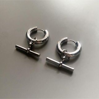 ビューティアンドユースユナイテッドアローズ(BEAUTY&YOUTH UNITED ARROWS)の2way rod hoop pierce silver No.918(ピアス)