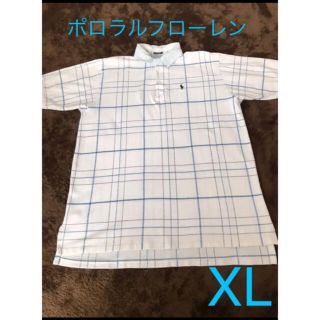 ポロラルフローレン(POLO RALPH LAUREN)のポロラルフローレン ポロシャツ ヴィンテージ XL ロゴ刺繍(ポロシャツ)