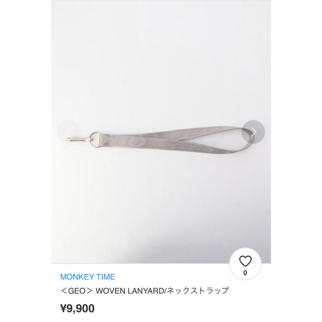 BEAUTY&YOUTH UNITED ARROWS(ビューティアンドユースユナイテッドアローズ)の＜GEO＞ WOVEN LANYARD/ネックストラップ メンズのアクセサリー(ネックレス)の商品写真