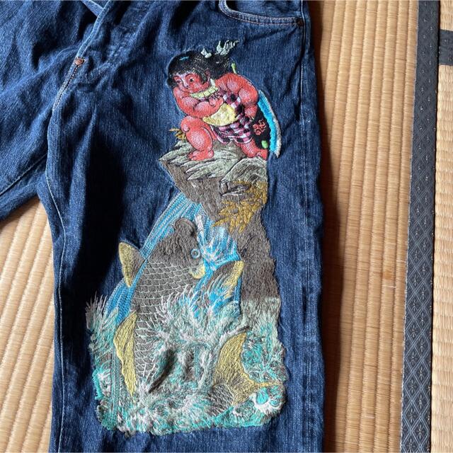 EVISU(エビス)のEVISU刺繍メンズジーンズ メンズのパンツ(デニム/ジーンズ)の商品写真