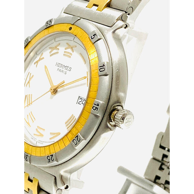 極美品! HERMES エルメス キャプテンニモ 電池新品交換済み メンズ