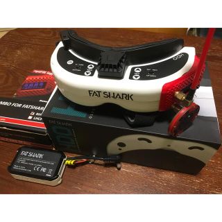 fatshark  fpvゴーグル　受信機\u0026ケースつき　美品