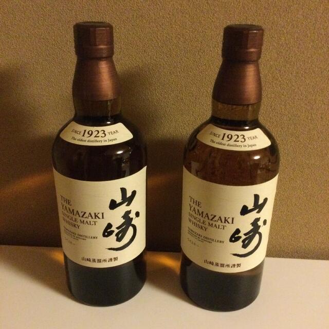 サントリー 山崎 シングルモルト ウイスキー 43度 700ml 2本 - ウイスキー