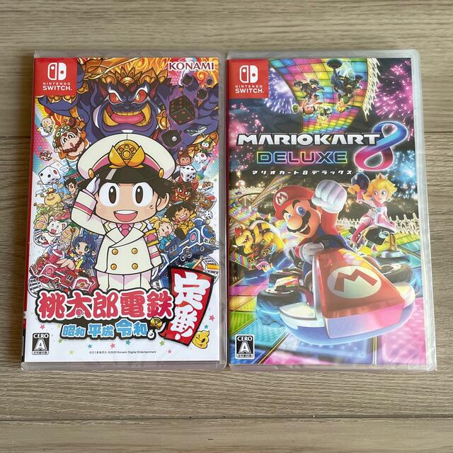 Nintendo Switch - 新品 未開封 マリオカート8 デラックス 桃太郎電鉄
