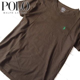 ポロラルフローレン(POLO RALPH LAUREN)の美品 XS ポロラルフローレン メンズ 半袖カットソー/Tシャツ ブラウン(Tシャツ/カットソー(半袖/袖なし))