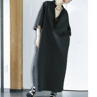 シティショップ(CITYSHOP)の【Savannah様専用】cityshop☆POLO DRESS 黒M(ロングワンピース/マキシワンピース)