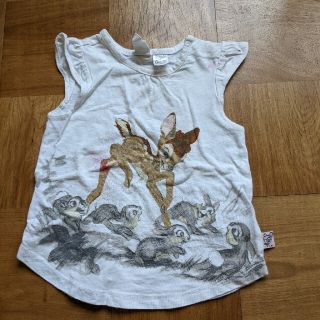 エイチアンドエム(H&M)のバンビ　Tシャツ　80 　エイチ・アンド・エム(Ｔシャツ)