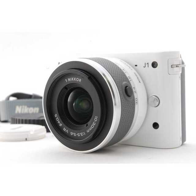 ☆ かわいいホワイト♪ Nikon 1 J1スマホ転送OK ☆ ☆ かわいいホワイト♪ Nikon 1 J1スマホ転送OK ☆
