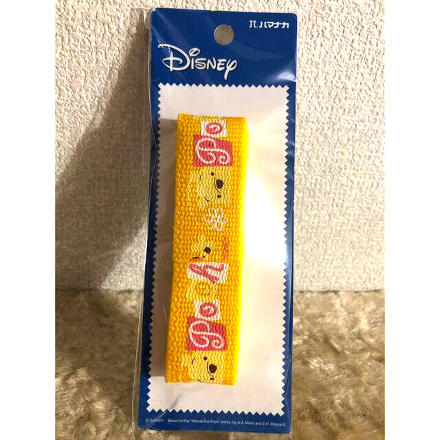 Disney(ディズニー)の新品　日本製　ハマナカ　くまのプーさん　カバン用　テープ ハンドメイドの素材/材料(各種パーツ)の商品写真