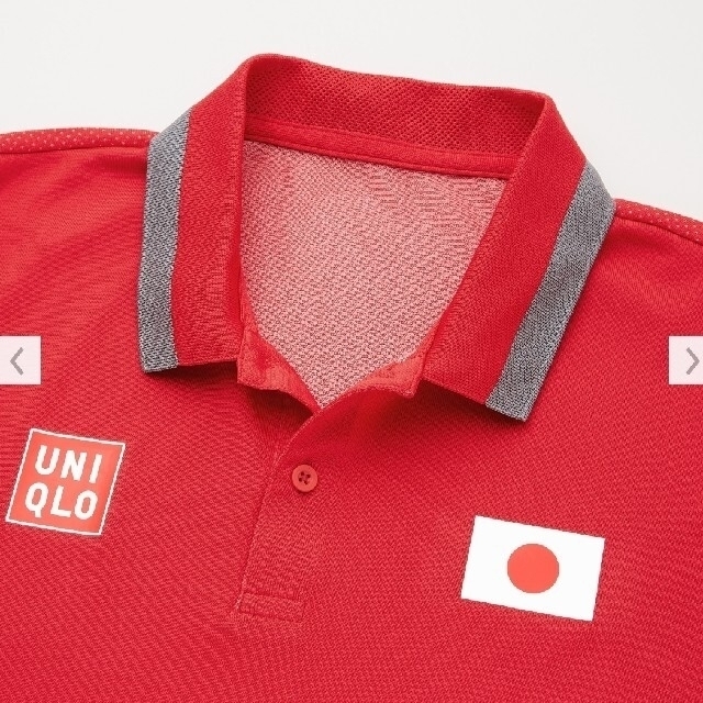 UNIQLO(ユニクロ)のユニクロ錦織圭モデル　テニスポロシャツ スポーツ/アウトドアのテニス(ウェア)の商品写真