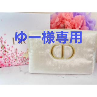ディオール(Dior)のDIOR♡白キラツヤポーチ✨ノベルティ　非売品(ポーチ)