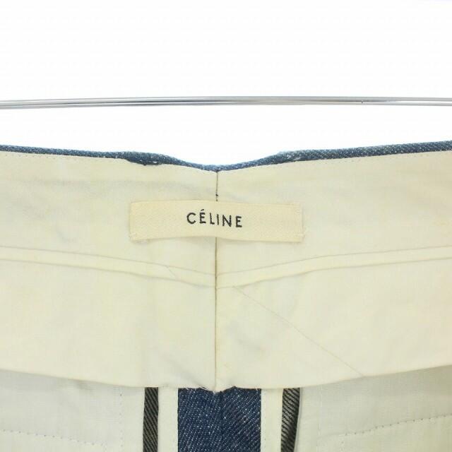 celine(セリーヌ)のセリーヌ フィービー期 デニム ワイドパンツ ジーンズ 36 S 青 レディースのパンツ(デニム/ジーンズ)の商品写真