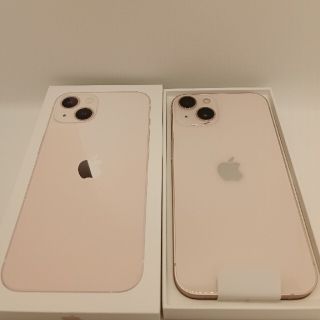 アイフォーン(iPhone)の【出品は7月24日まで、未使用】iPhone13 128gb ピンク(スマートフォン本体)