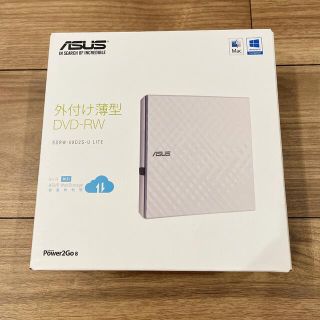 エイスース(ASUS)のASUS 外付け薄型DVD-RW(PC周辺機器)