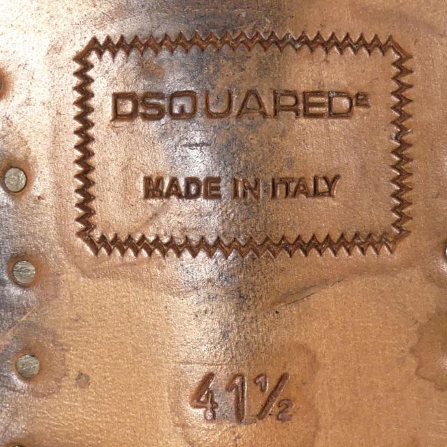 イタリア製 シューズ DSQUARED2 ディースクエアード 黒 HH8201415CONDITION