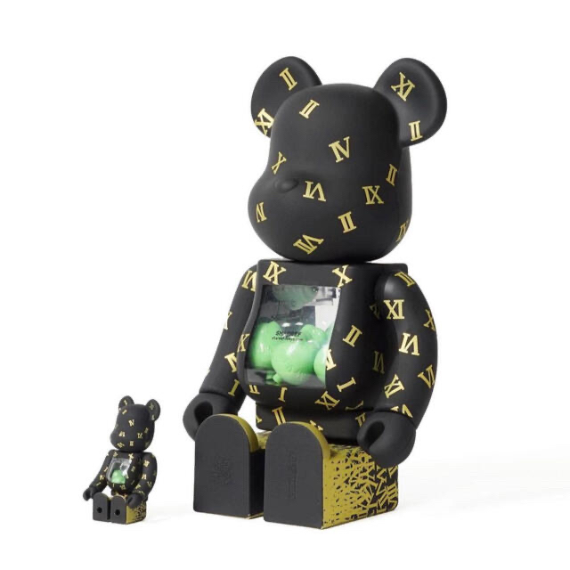 BE@RBRICK(ベアブリック)のBE@RBRICK SHAREEF 3 100％ & 400％ ハンドメイドのおもちゃ(フィギュア)の商品写真