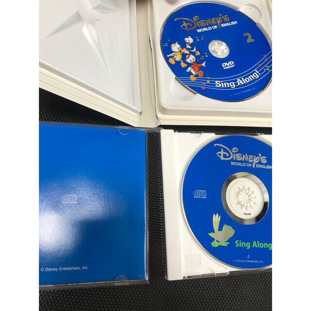 Disney(ディズニー)のシングアロング　DVD12枚　CD8枚　絵本4冊　ポスターなど エンタメ/ホビーのDVD/ブルーレイ(キッズ/ファミリー)の商品写真