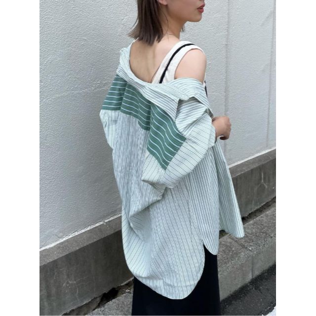 Kastane - 完売色 カスタネ WHIMSIC PATCH WORK STRIPE SHIRTの通販 by