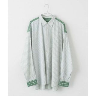 カスタネ(Kastane)の完売色 カスタネ WHIMSIC PATCH WORK STRIPE SHIRT(シャツ/ブラウス(長袖/七分))