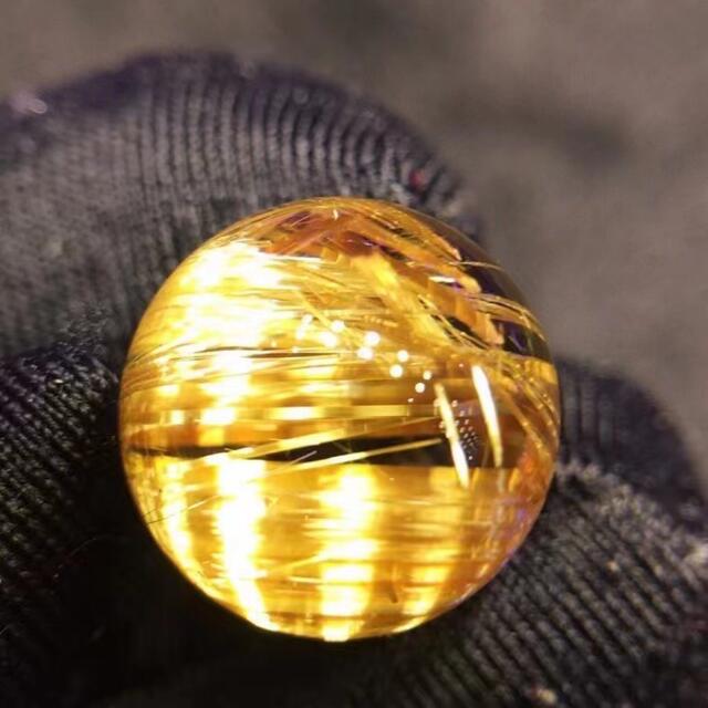 ⭐︎【天然】タイチンクオーツ 丸玉 12.6mm