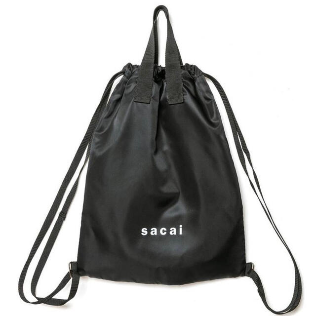 新品 sacai トート サカイ バック バンダナ ブラック リュック