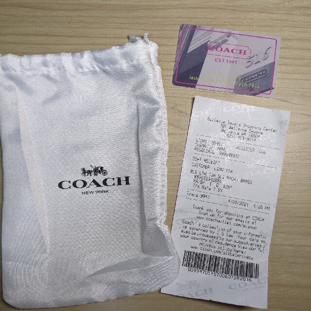 COACH(コーチ)のホタル様専用【新品未使用】コーチ F74929 BK メンズ 折り財布 レア メンズのファッション小物(折り財布)の商品写真