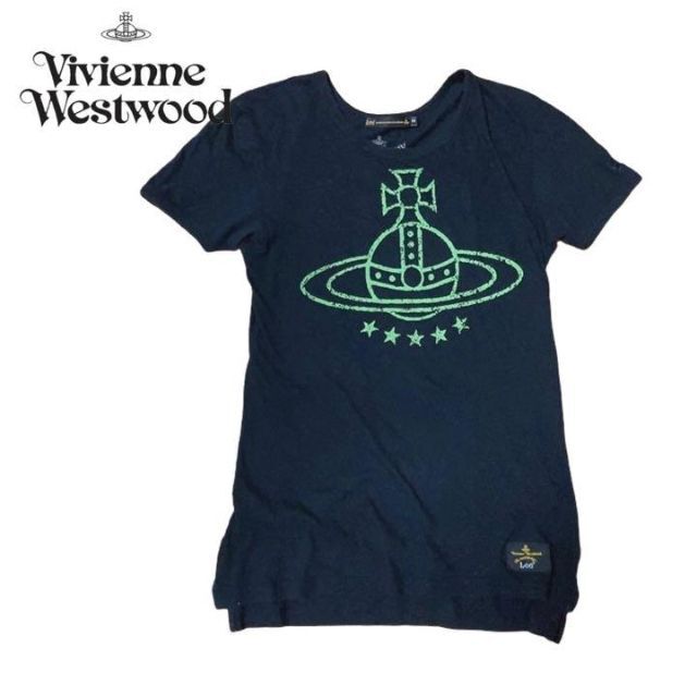 Vivienne Westwood(ヴィヴィアンウエストウッド)のvivienne westwood ヴィヴィアン Lee コラボ　黒 Tシャツ. レディースのトップス(Tシャツ(半袖/袖なし))の商品写真