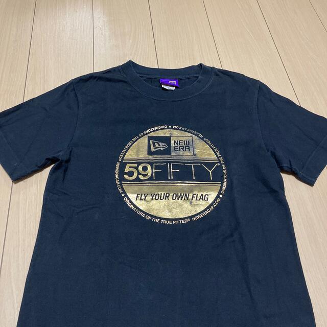 NEW ERA(ニューエラー)のNEWERA(ニューエラー)ゴールド59FIFTY Tシャツ メンズのトップス(Tシャツ/カットソー(半袖/袖なし))の商品写真