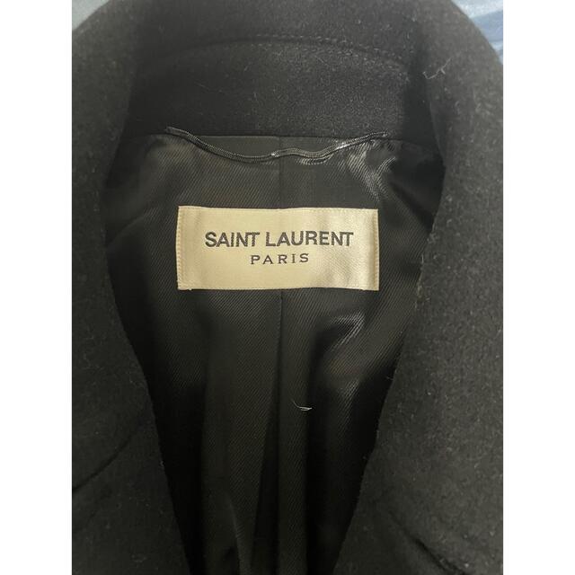 Saint Laurent(サンローラン)のエディ期　SAINT LAURENT PARIS 16aw クラシックピーコート メンズのジャケット/アウター(ピーコート)の商品写真