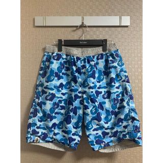 アベイシングエイプ ショートパンツ(メンズ)(ブルー・ネイビー/青色系