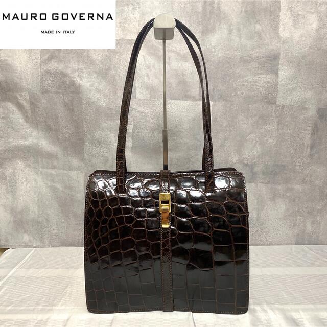 ついに再販開始!】 【美品】MAURO GOVERNA クロコダイル エキゾチック