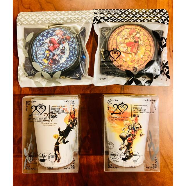 高級感 Disney - 【限定品】キングダムハーツ20周年アニバーサリータンブラー2種+エコバッグ2種 キャラクターグッズ 高級感 Disney - 【限定品】キングダムハーツ20周年アニバーサリータンブラー2種+エコバッグ2種 キャラクターグッズ