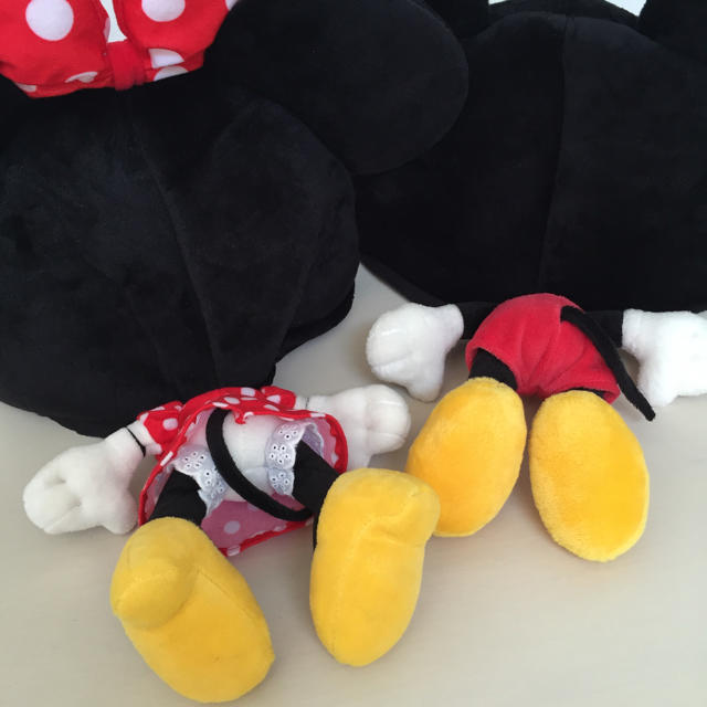 Disney(ディズニー)のディズニー リゾート ミッキー ミニー ファンキャップ 帽子 ペア カップル エンタメ/ホビーのおもちゃ/ぬいぐるみ(キャラクターグッズ)の商品写真