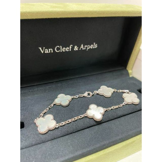 Van Cleef and Arpels 白蝶貝 アルハンブラ ブレスレット - 1