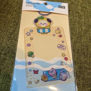 ビーティーイシビル(BT21)の新品未使用 BT21 minini  フォトカードホルダー CHIMMY ジミン(キャラクターグッズ)