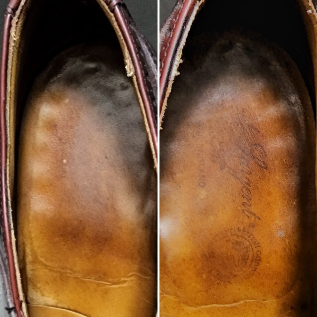Alfred Sargent(アルフレッドサージェント)の【MAGO.T様専用】アルフレッドサージェントUK8.5 ガラスレザー　雨用にも メンズの靴/シューズ(ドレス/ビジネス)の商品写真