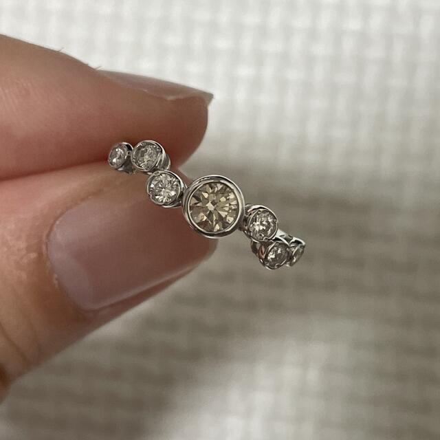 美品✨カシケイ　ベゼル リング　0.50ct レディースのアクセサリー(リング(指輪))の商品写真